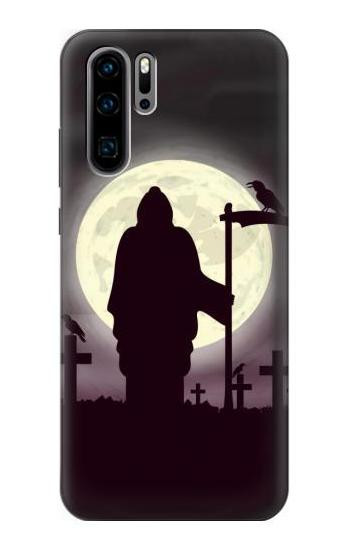S3262 Grim Reaper Night Moon Cemetery Case For Huawei P30 Pro